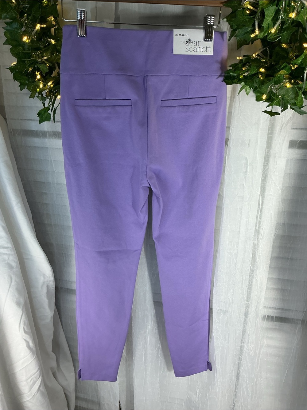 Read description: Dear Scarlett High-Waist Skinny Pant - lavender - Picture 5 of 9